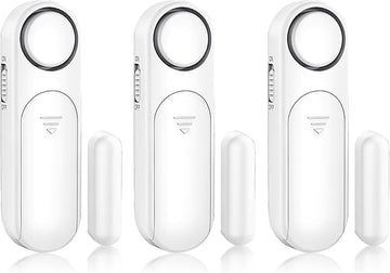 Dayetch Secure Your Space with Door Alarm 3-Pack: 120dB, 4 Modes, Easy Install, Wireless Home Safety Alarms for Kids, Windows
